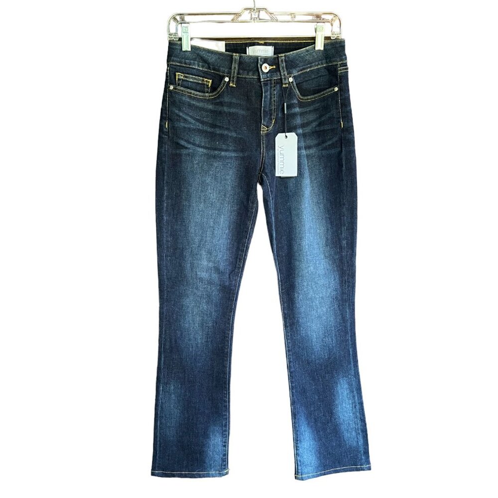 NWT Women's Yummie by Heather Thomson Dark Vintage Boot Cut Jeans, Size 26